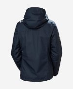 W CREW HOODED PILE JACKET, Navy - Image 10