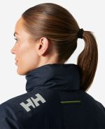 W CREW HOODED PILE JACKET, Navy - Image 4