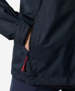 W CREW HOODED PILE JACKET, Navy - Image 7
