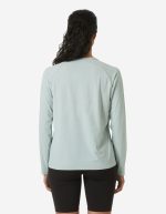 W SHINE SOLEN LS CREW, Green Mist - Image 2