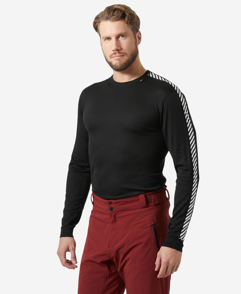 48800_998_onbody1_ca9b3112-f963-4f5c-922a-1dfb87e8bf71.jpg HH LIFA STRIPE CREW, Black - Image 1