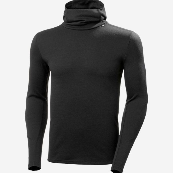 LIFA MERINO MIDWEIGHT HOODIE, Black