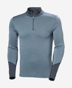 LIFA MERINO MIDWEIGHT 1/2 ZIP, Washed Navy - Image 5