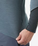 LIFA MERINO MIDWEIGHT 1/2 ZIP, Washed Navy - Image 4