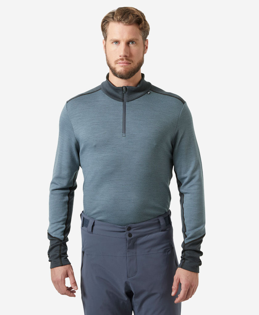 49363_601_onbody1.jpg LIFA MERINO MIDWEIGHT 1/2 ZIP, Washed Navy - Image 1