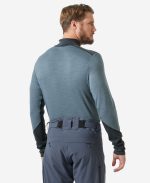 LIFA MERINO MIDWEIGHT 1/2 ZIP, Washed Navy - Image 2