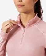 W LIFA MERINO MIDWEIGHT 1/2 ZIP, Pink Salt - Image 3