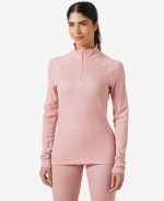 W LIFA MERINO MIDWEIGHT 1/2 ZIP, Pink Salt