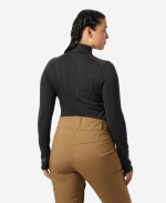 W LIFA MERINO MIDWEIGHT 1/2 ZIP, Black - Image 4