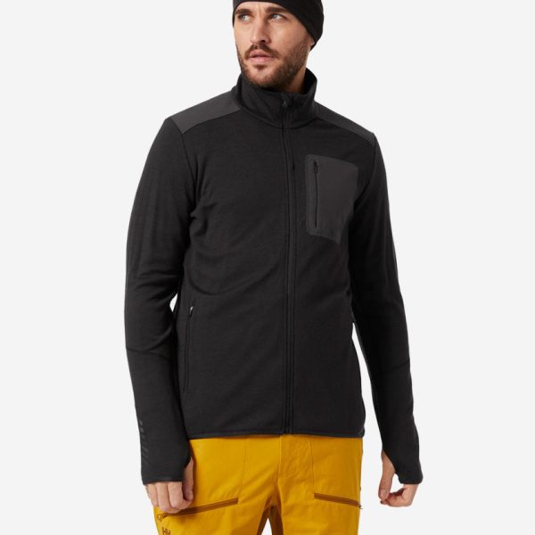 LIFA MERINO MIDLAYER, Black