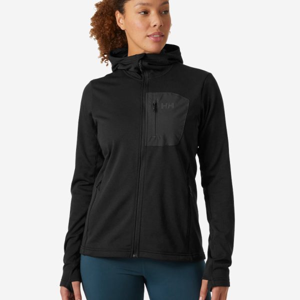 W VERSALITE HOODED JACKET, Black