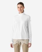W HH TECH 1/2 ZIP, White