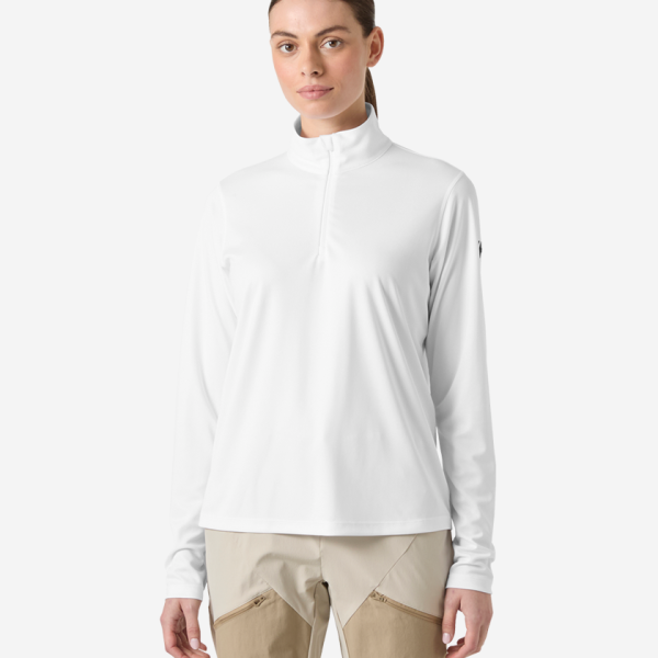 W HH TECH 1/2 ZIP, White