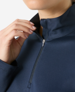 W HH TECH 1/2 ZIP, Navy - Image 2