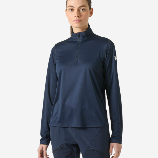 W HH TECH 1/2 ZIP, Navy
