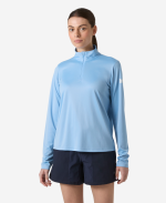 W HH TECH 1/2 ZIP, Bright Blue