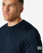 HH TECH CREW LS 2.0, Navy - Image 3