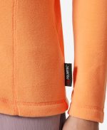 W DAYBREAKER 1/2 ZIP FLEECE, Apricot Crush - Image 4