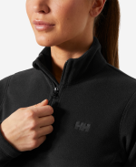 W DAYBREAKER 1/2 ZIP FLEECE, 991 Black - Image 2