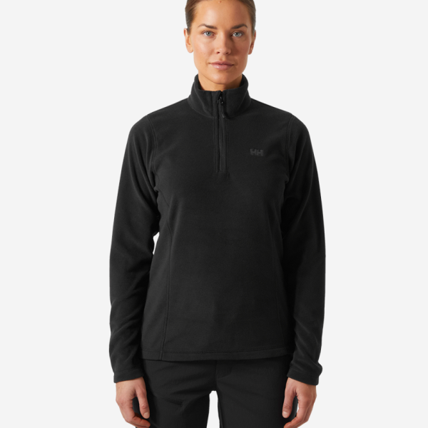 W DAYBREAKER 1/2 ZIP FLEECE, 991 Black