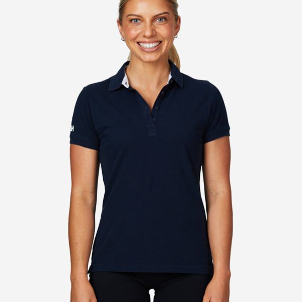 W CREW PIQUE 2 POLO, Navy