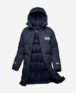 W ADORE PUFFY PARKA, Navy - Image 3