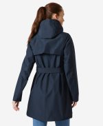 W WELSEY II TRENCH, Navy 599 - Image 2