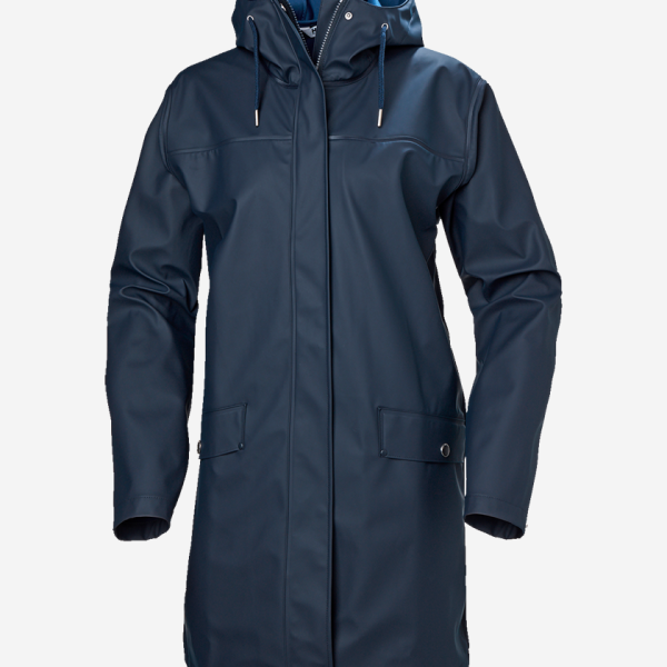 W MOSS RAIN COAT, Navy