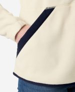 W RIG FLEECE 1/2 ZIP, 035 Cream - Image 4