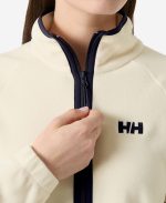 W RIG FLEECE 1/2 ZIP, 035 Cream - Image 3