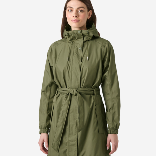 W HH CLASSICS TRENCH COAT, Lav Green