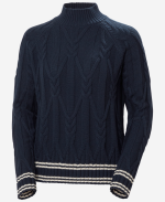 W POSITANO KNIT SWEATER, Navy - Image 4