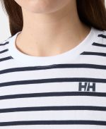 W CORE GRAPHIC T-SHIRT 2.0, White Lifestyle Stripe Yd - Image 3