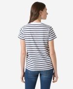 W CORE GRAPHIC T-SHIRT 2.0, White Lifestyle Stripe Yd - Image 2