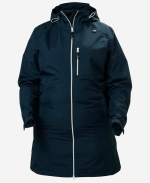 W LONG BELFAST JACKET, Navy - Image 6