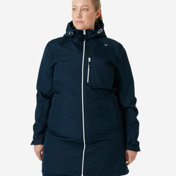 W LONG BELFAST JACKET, Navy