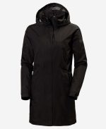 W ADEN LONG JACKET, Black
