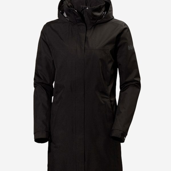 W ADEN LONG JACKET, Black