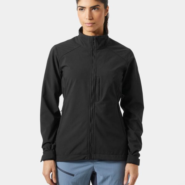W PARAMOUNT SOFTSHELL JACKET, Black