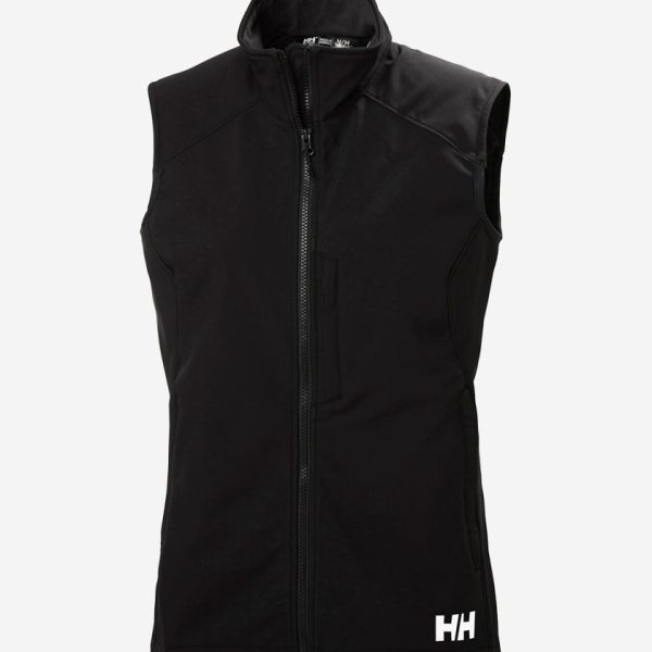 W PARAMOUNT SOFTSHELL VEST, Black