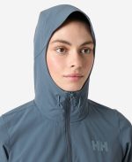 W BLAZE SOFTSHELL HOOD, Alpine Frost - Image 3