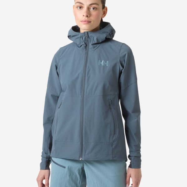 W BLAZE SOFTSHELL HOOD, Alpine Frost