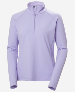 W TYRI KNIT 1/2 ZIP, Bright Lavender - Image 5