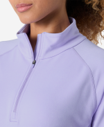 W TYRI KNIT 1/2 ZIP, Bright Lavender - Image 2