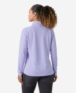W TYRI KNIT 1/2 ZIP, Bright Lavender - Image 4