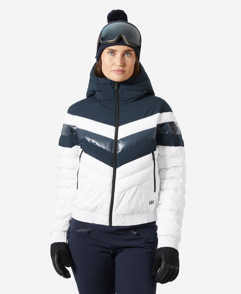 65700_597_onbody1.jpg W IMPERIAL SHORT PUFFY JACKET, Navy - Image 1