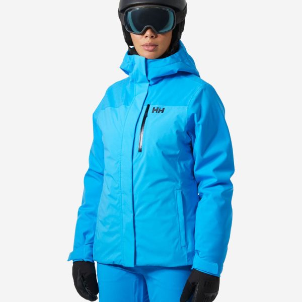 W SNOWPLAY JACKET, Cyan