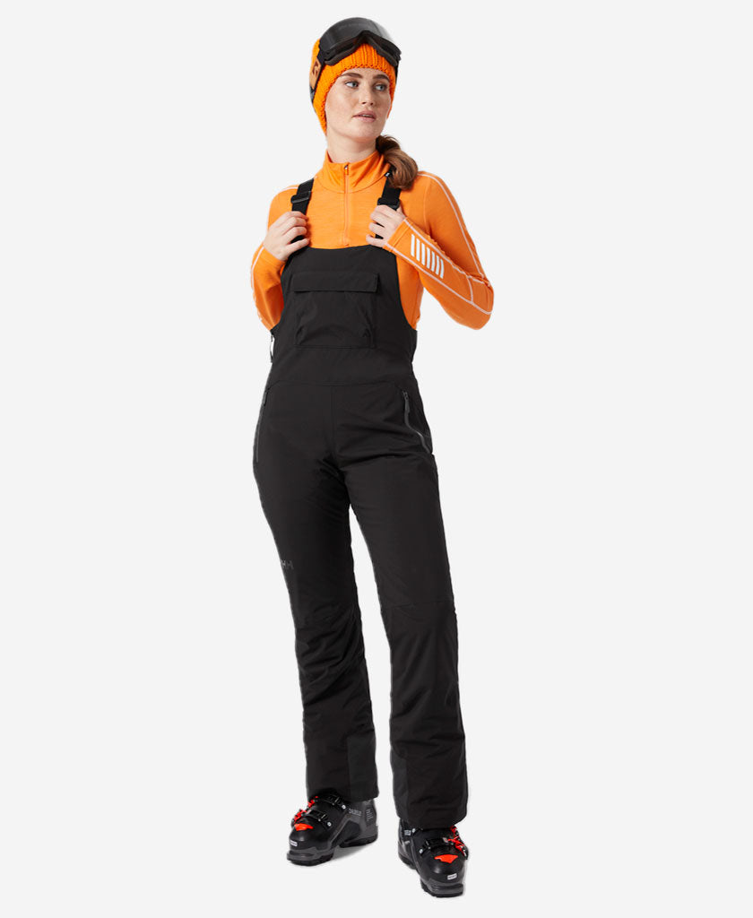 65800_990_onbody1_afccda9c-c02a-442e-96b5-044a5be8ebd3.jpg W LEGENDARY INSULATED BIB PANT, Black - Image 1