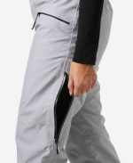 W POWDERQUEEN BIB 2.0 PANT, Grey Melange - Image 3