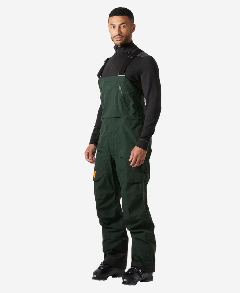 66085_418_onbody1.jpg RIDGE INFINITY SHELL BIB, Dark Jungle - Image 1